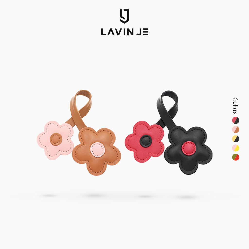 LAVIN JE Bag Charm Flower Gantungan Tas Bunga Gantungan Tas Cantik G1058