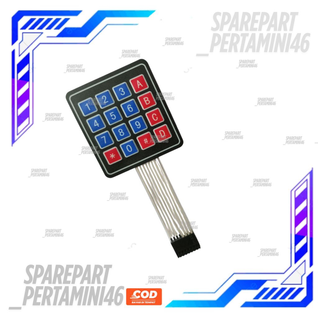 Keypad Tombol Original Pom Mini Digital