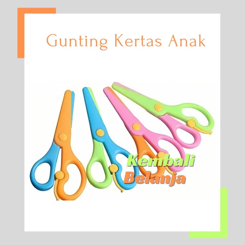 

Gunting Kertas Anak/ Gunting Kertas Mini/ Gunting Pengaman Plastik/ Gunting Kecil/ Gunting Mini Lucu