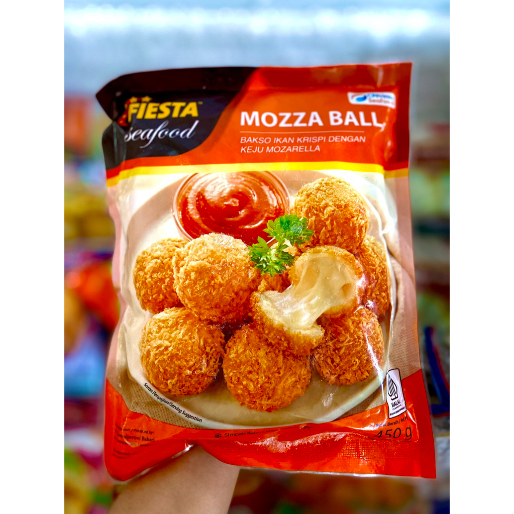 

Fiesta Mozza Ball 450gr / bakso ikan dengan keju mozarella frozen
