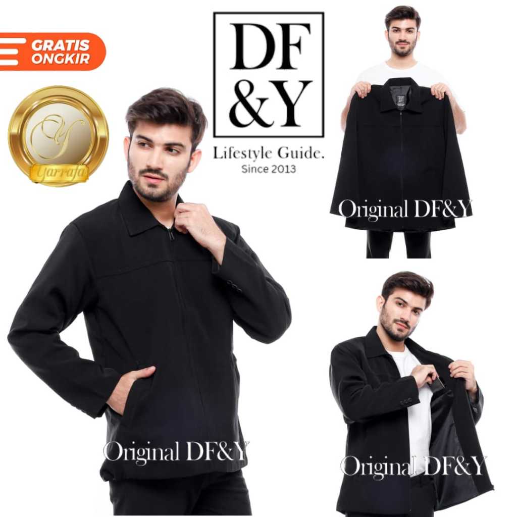 Yarrafa Jasket Slimfit DF&Y Jas Jaket Premium Formal Non Formal Atasan Casual Korean Style Jas Nikah