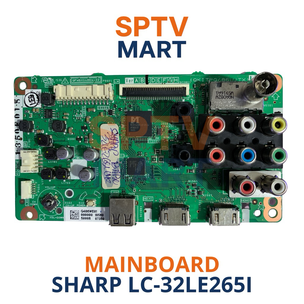MAINBOARD TV SHARP 32LE265I - MB SHARP LC-32LE265I
