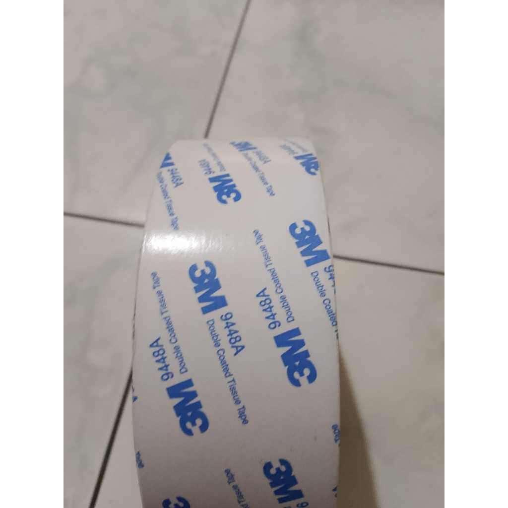 Thermal Adhesive Tape 3M Double Side 9448A Stiker Heatsink Panas Heat Serbaguna Ukuran Lebar 24mm da