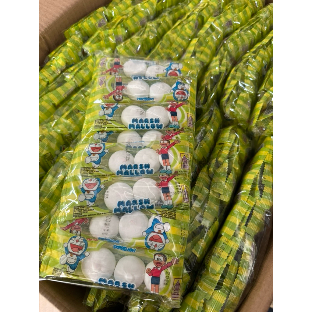 

MARSMALLOW DORAEMON 7GR, 1 PACK ISI 20 PCS