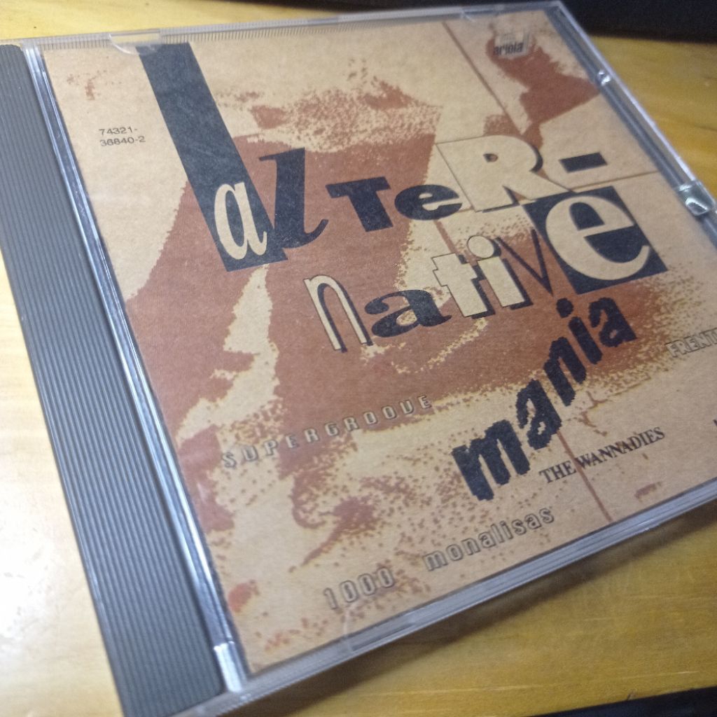 cd original kompilasi alternative mania feat frente, Weezer,  garbage