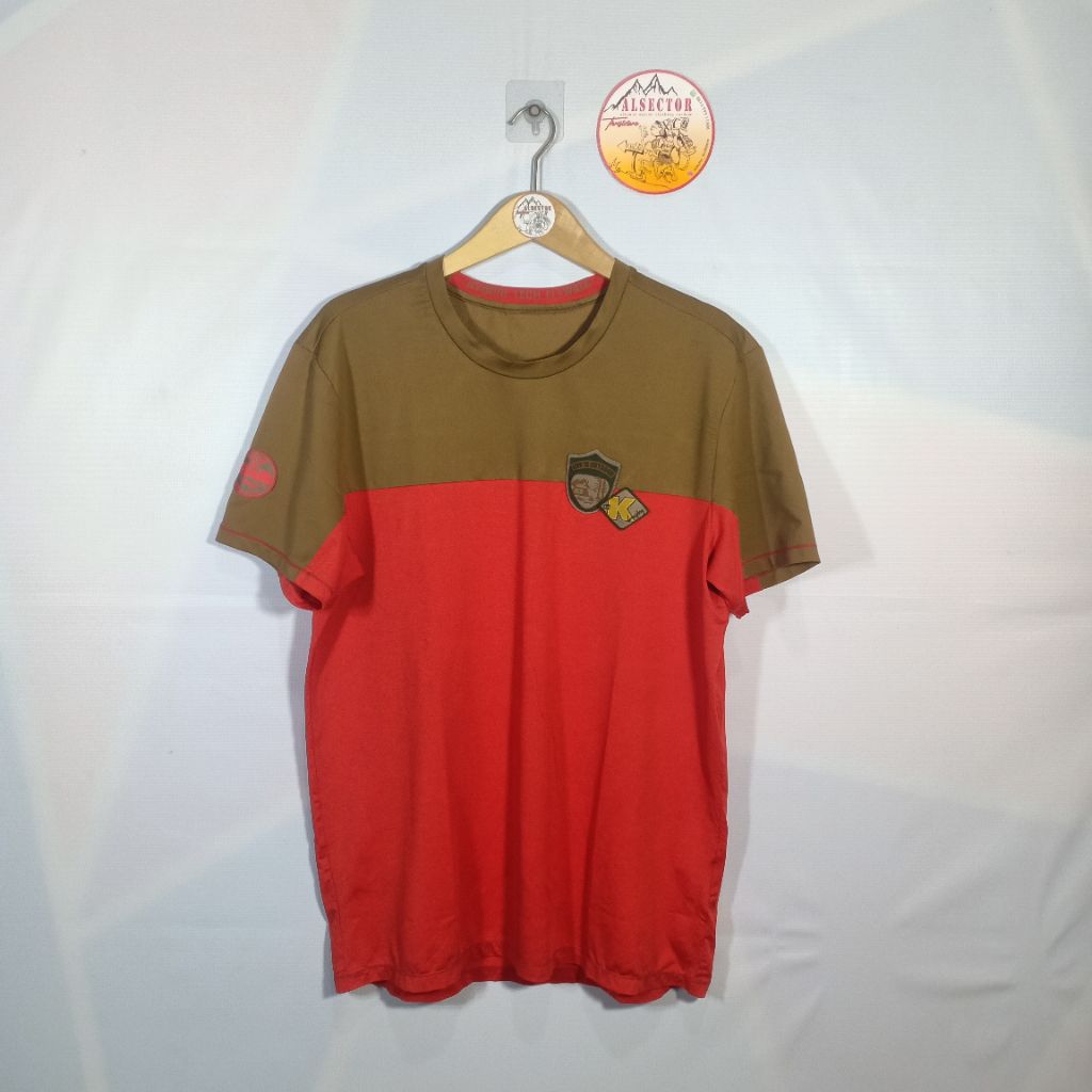 Kaos Sport Outdoor K2 (preloved) Orange Coklat KD1607-001
