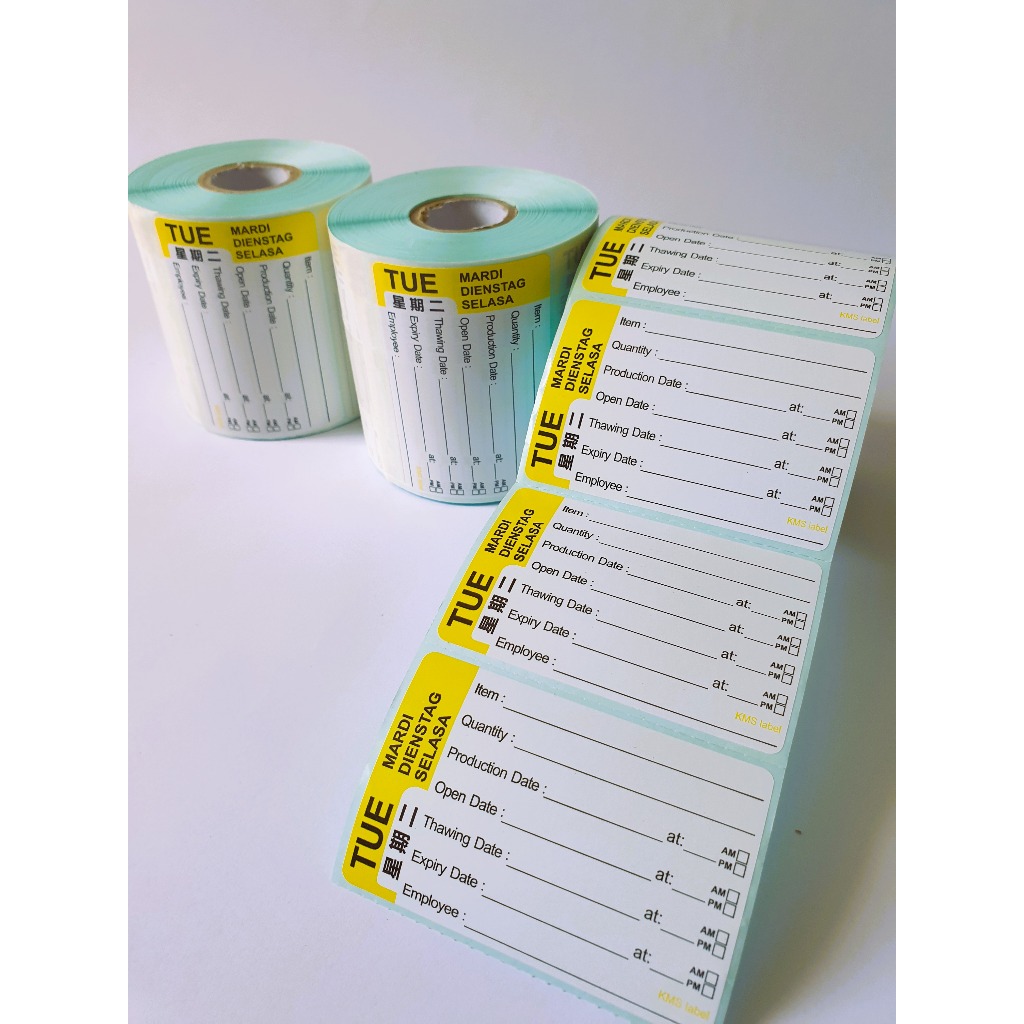 

Label Date Label Day Tuesday