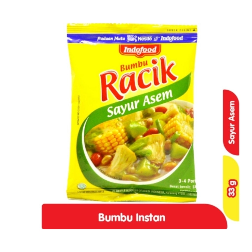 

Racik Bumbu Instan Sayur Asem 33 g