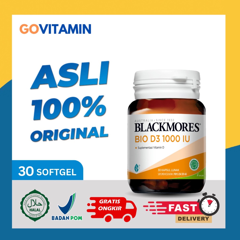 Blackmores Bio D3 1000 IU - isi 30 Suplemen Vitamin D Kalbe