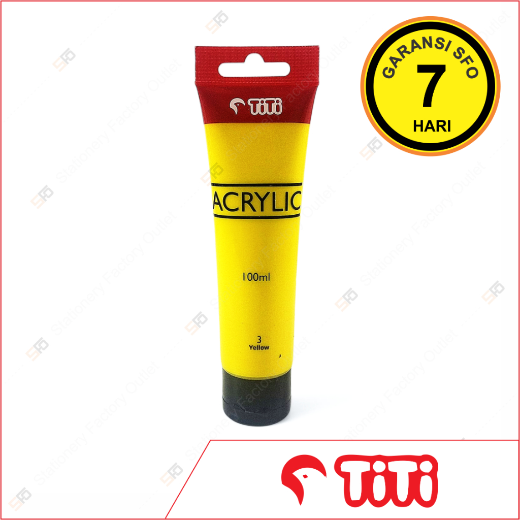 

Cat Acrylic Titi 100ml Satuan 3 - Yellow