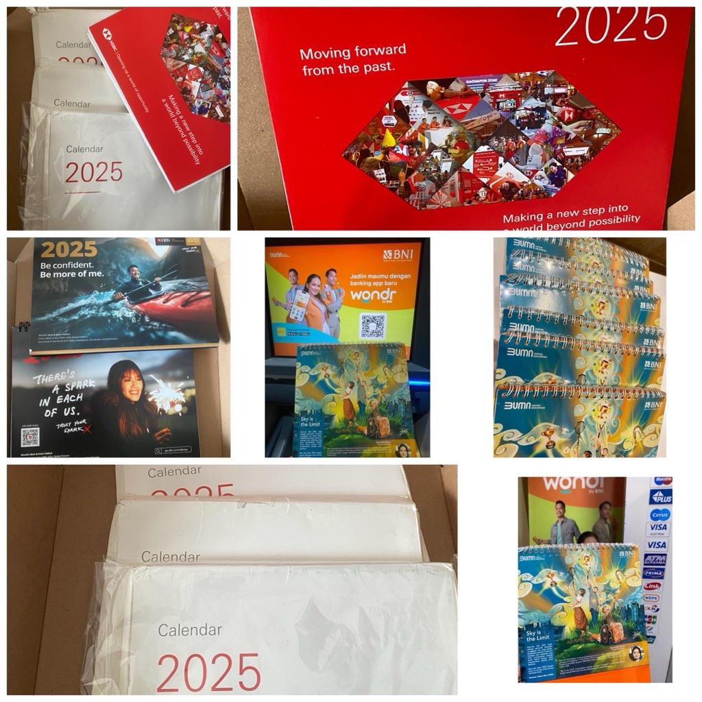 

Kalender Bank HSBC Kalender Bank BNI 2025 (Never used)