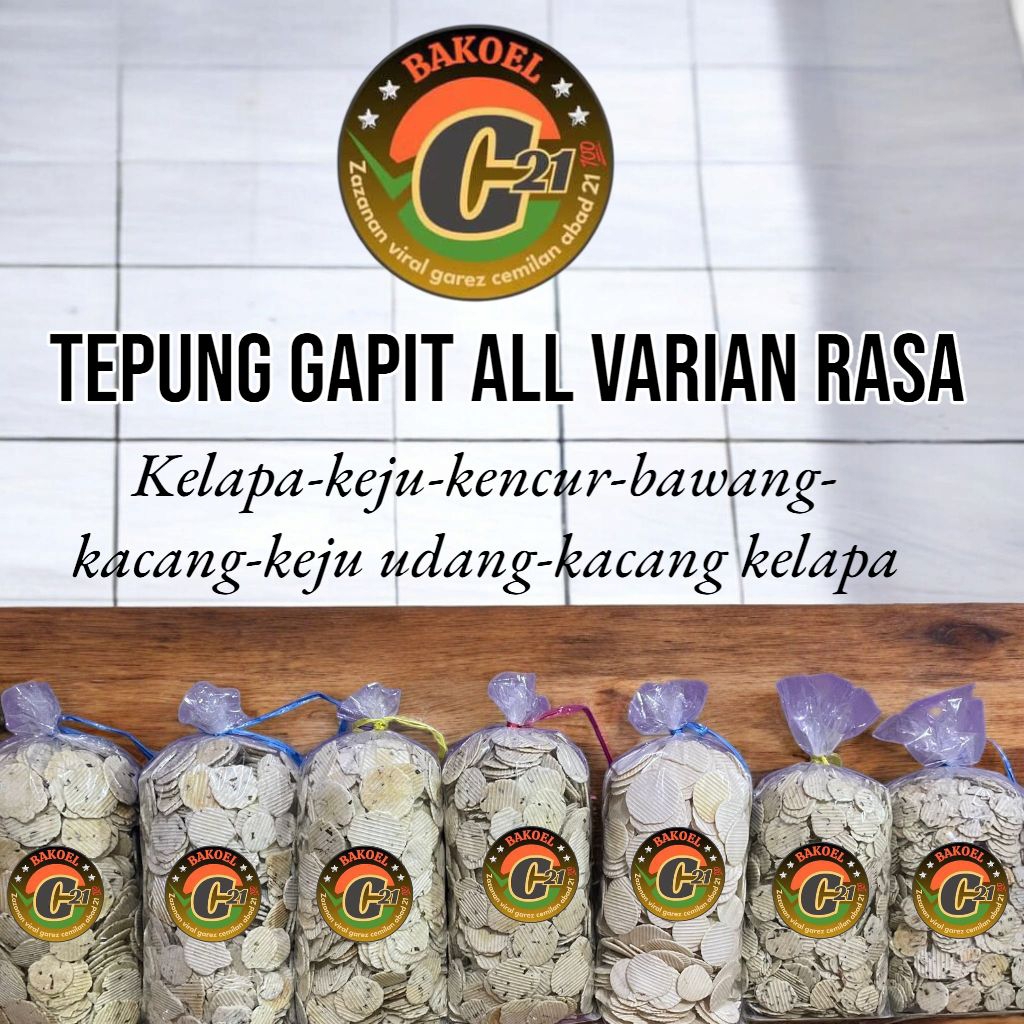 

TEPUNG GAPIT ALL VARIAN RASA C21 JAJANAN ABAD21 KHAS CIREBON