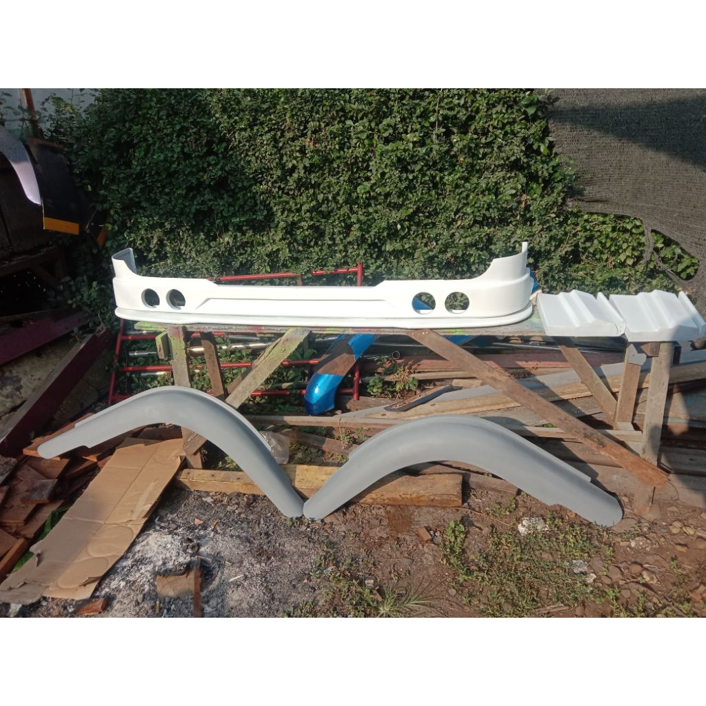 TAMBAHAN BAMPER SATU SET SELEBOR UNTUK TRUK CANTER,RAGASA,ELF GIGA,DYNADUTRO, UMPLUNG,ELF MACAN NKR 