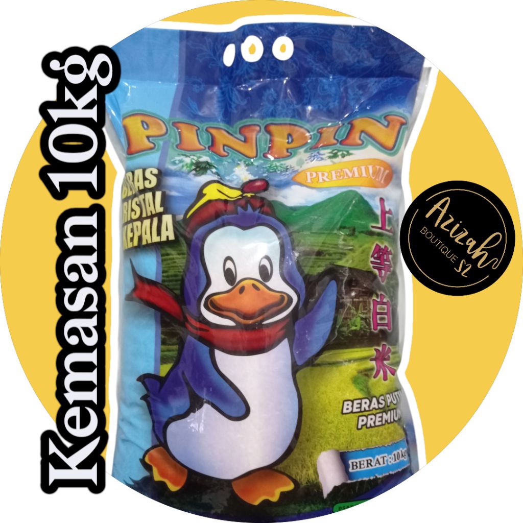 10kg - Beras Pinpin 10kg, Beras Premium Lebih Murah