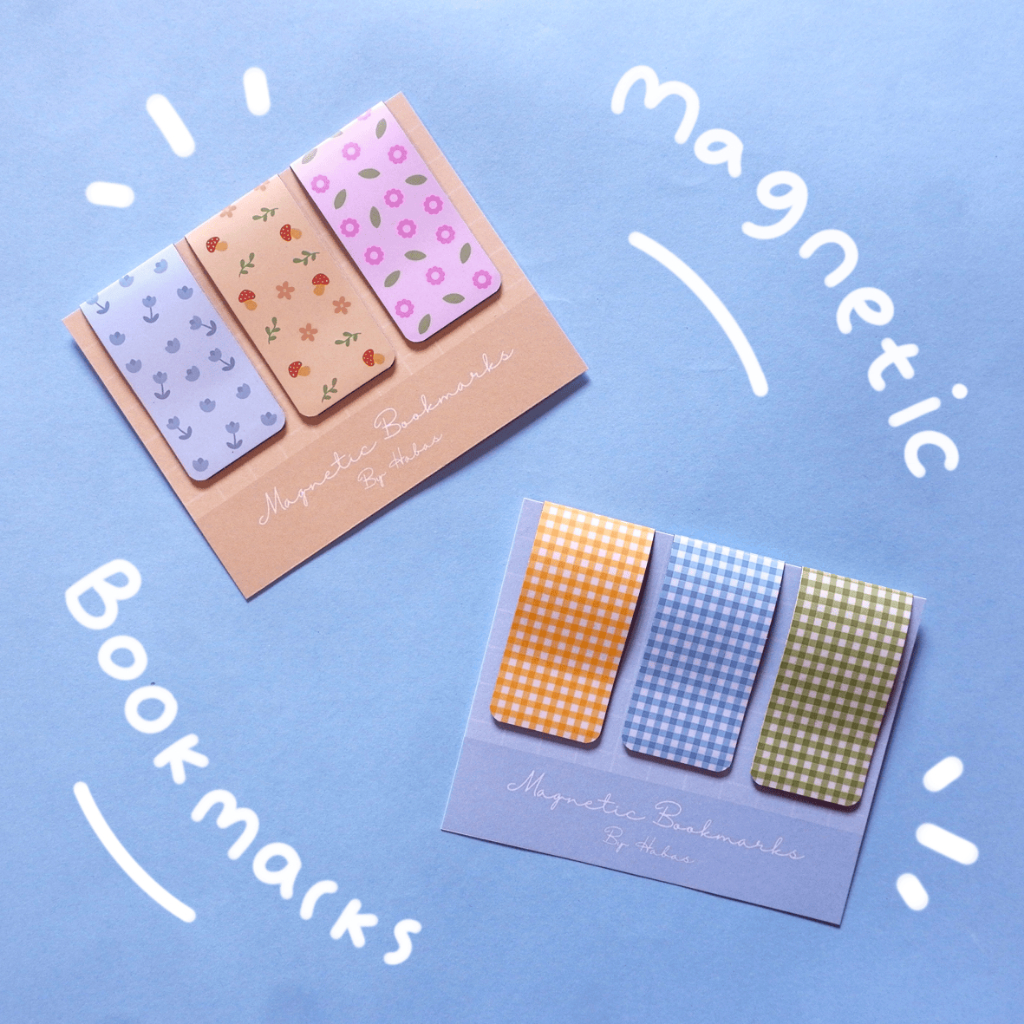 

Pembatas Buku Magnet Estetik I Magnetic Bookmarks