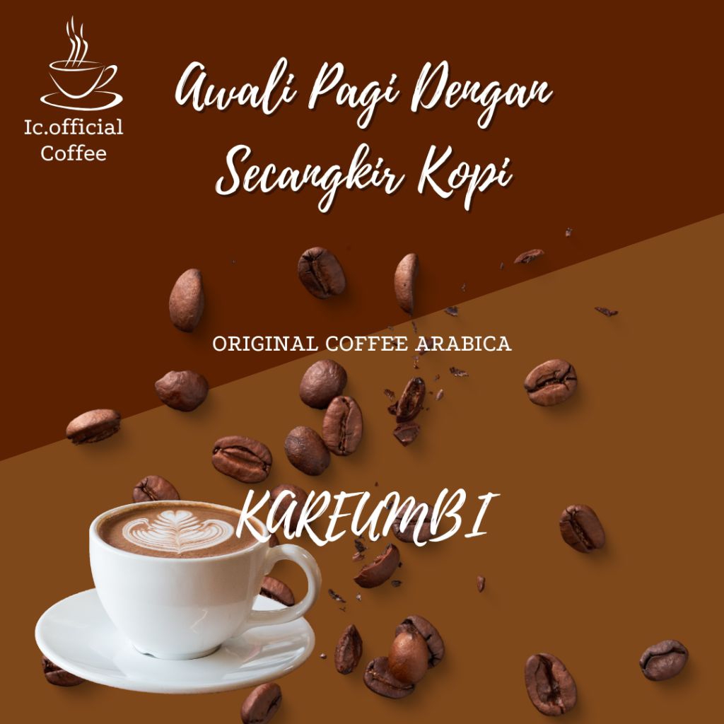 

Kopi Murni Arabica Kareumbi 200 gram