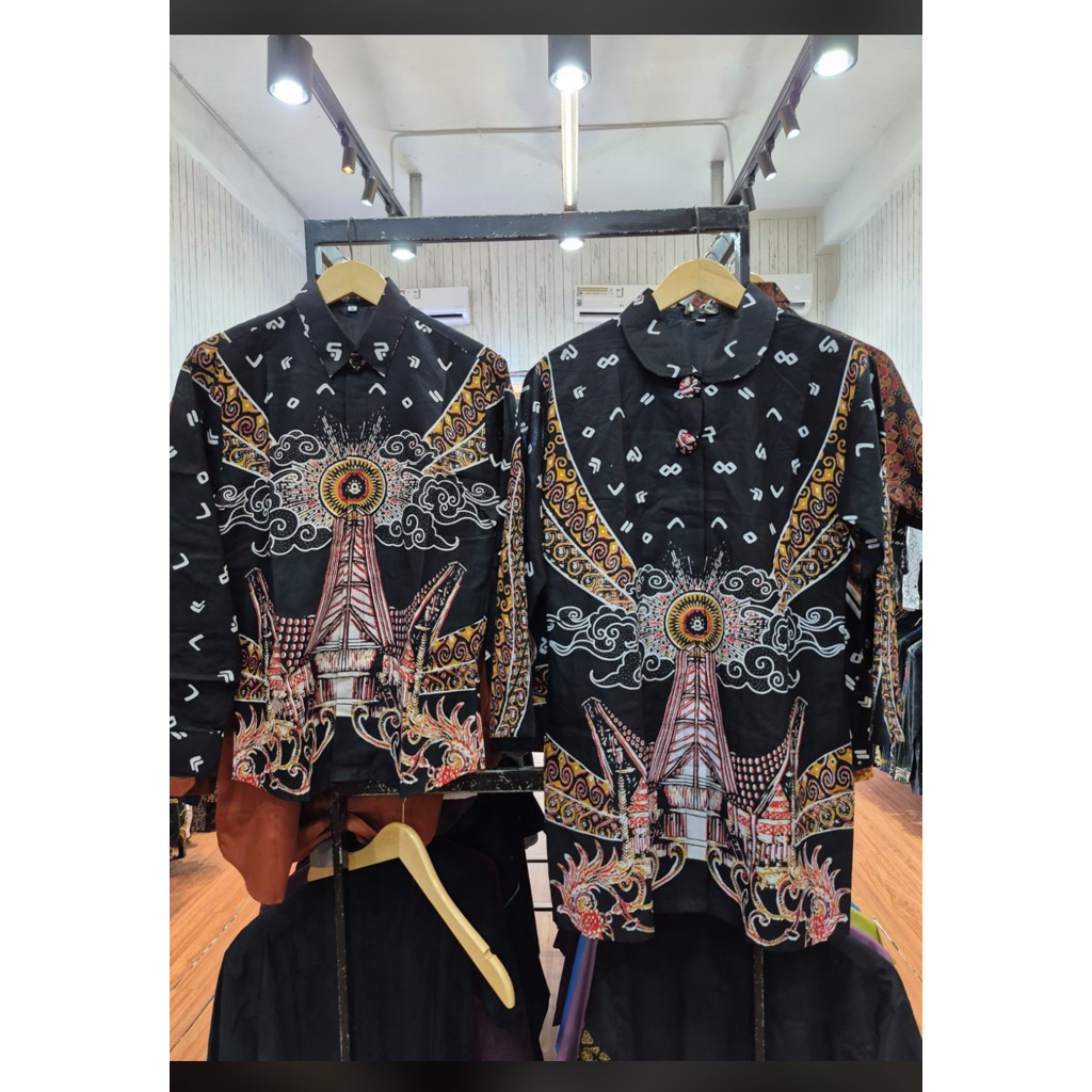 Batik lontara cewek model tunik  Baju Modern Premium