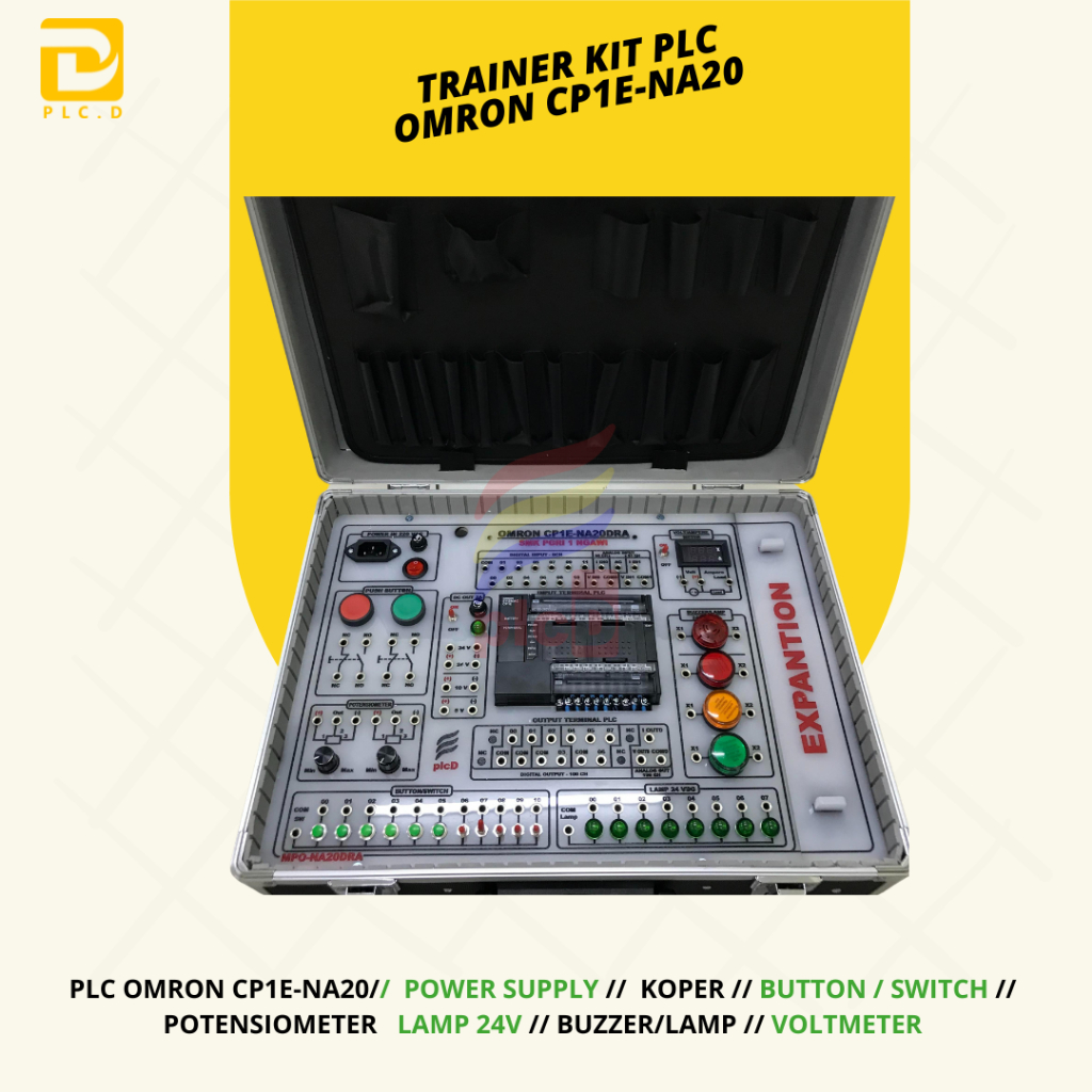 PLC OMRON CP1E-NA20DR-A TRAINING KIT