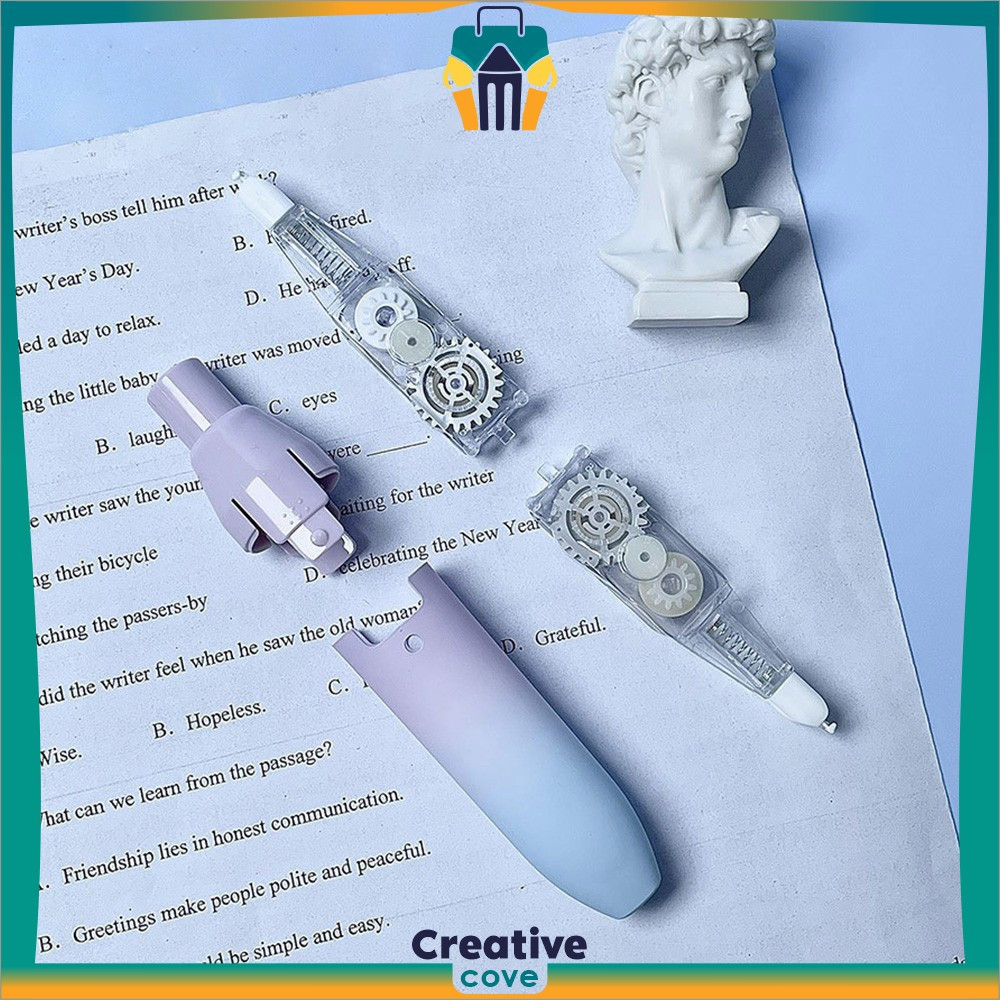 

EC Tip X Kertas Gradasi Warna Pastel Aesthetic / Tip Ex Roll Two Tone Model Cetek Pita / Perlengkapan Sekolah Correction Tape Multifungsi Creative Cove A97