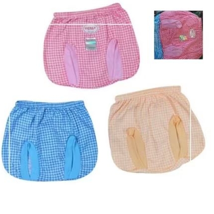 Celana Pop Bayi Usagi Kotak-kotak | Celana Kodok Baby Usagi Kotak | Celana Pendek Bayi Usagi kotak2 