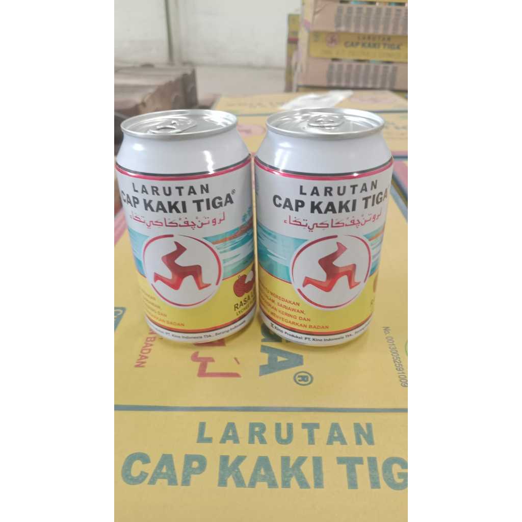 

Minuman Larutan cap kaki tiga rasa leci 320ml