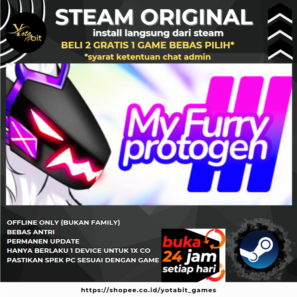 My Furry Protogen 3 Offline PC Game Original