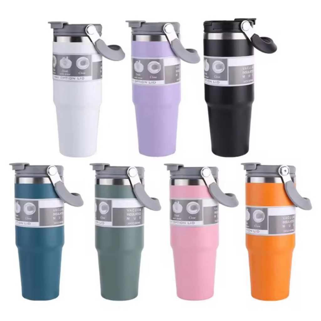(request warna chat) TERMOS MUG TUMBLER 900 ML PACK DUS