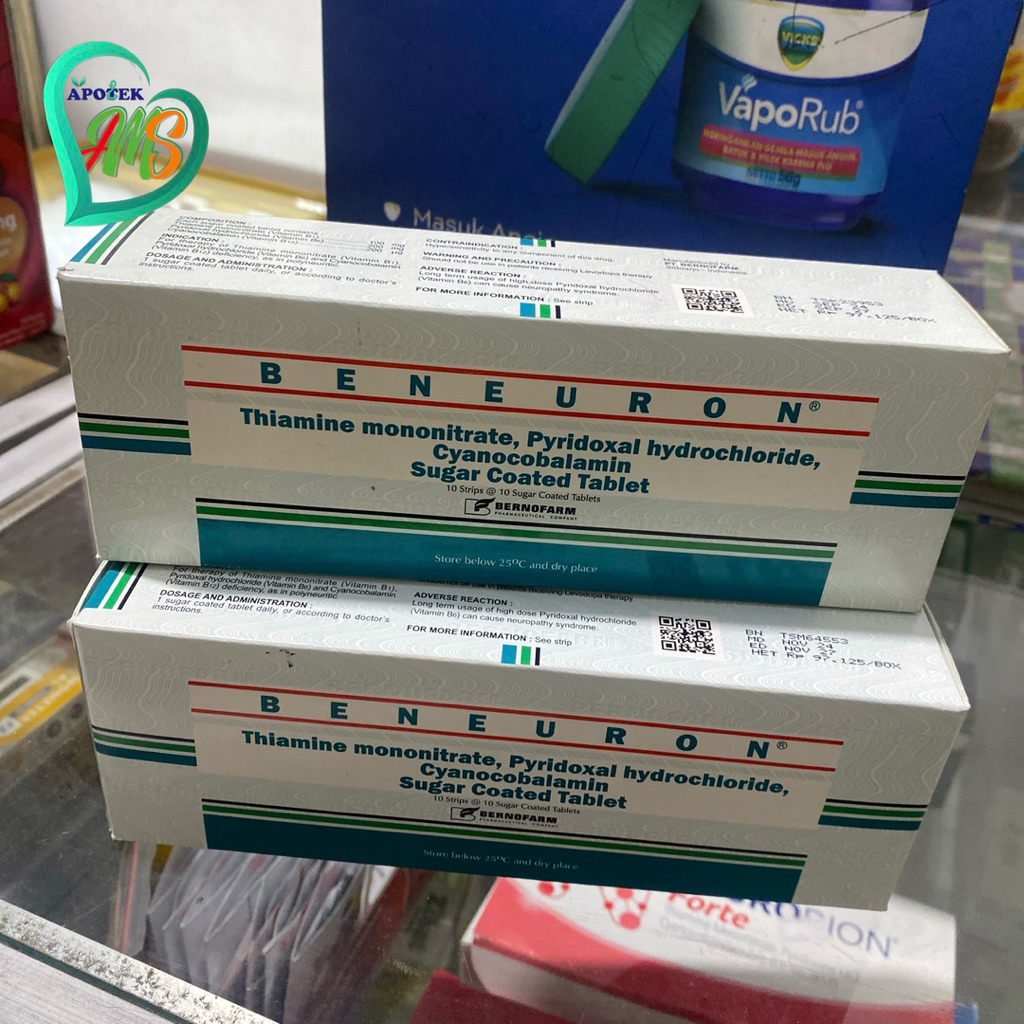 Beneuron | Suplemen Vitamin B Kompleks | Per Strip