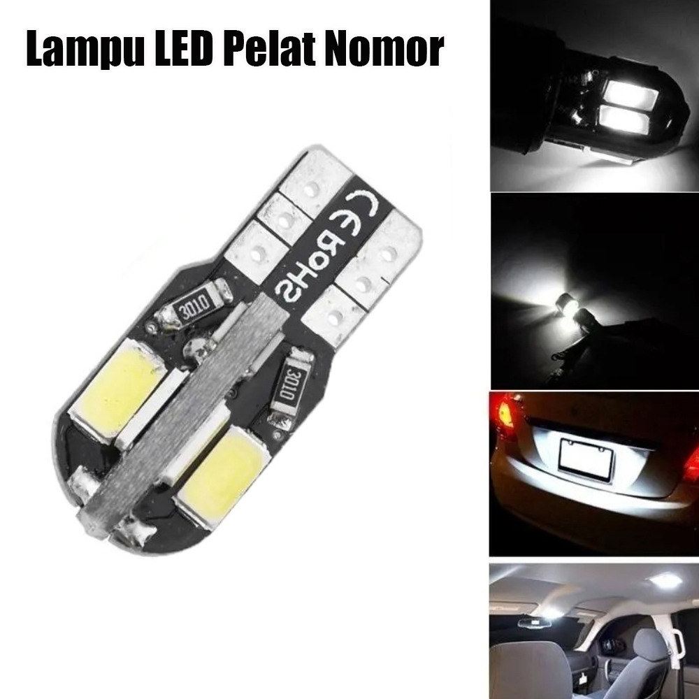 Lampu LED T10 Pelat Nomor Mobil Red Lampu LED T10 Warna Merah