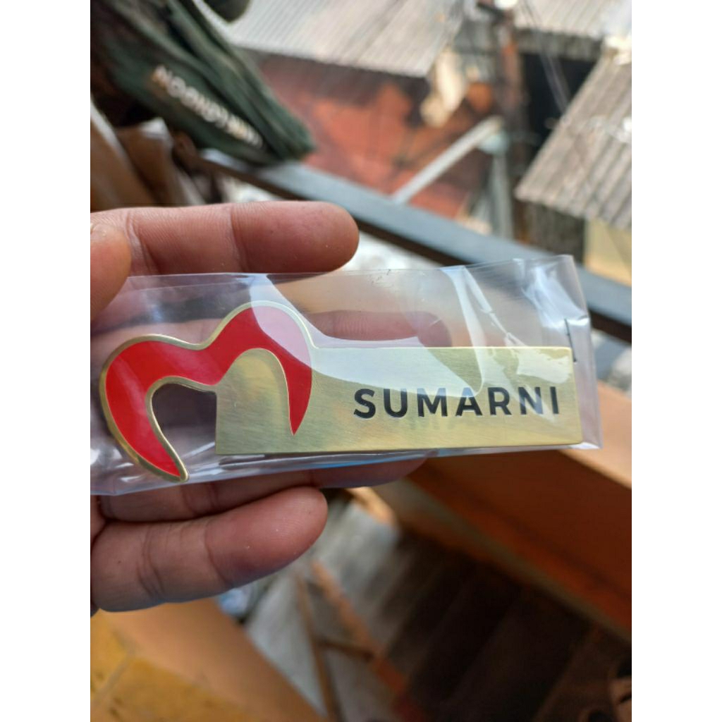 

name tag/nama dada rancangan