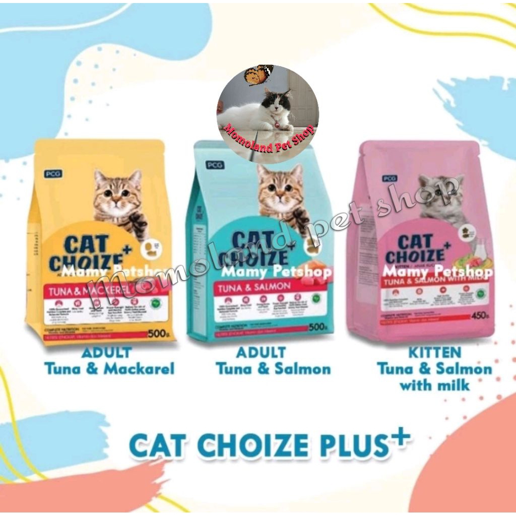 Cat Choize Plus Dry Food Cat Kitten & Adult. Pakan kering kucing Cat Choize PLUS.