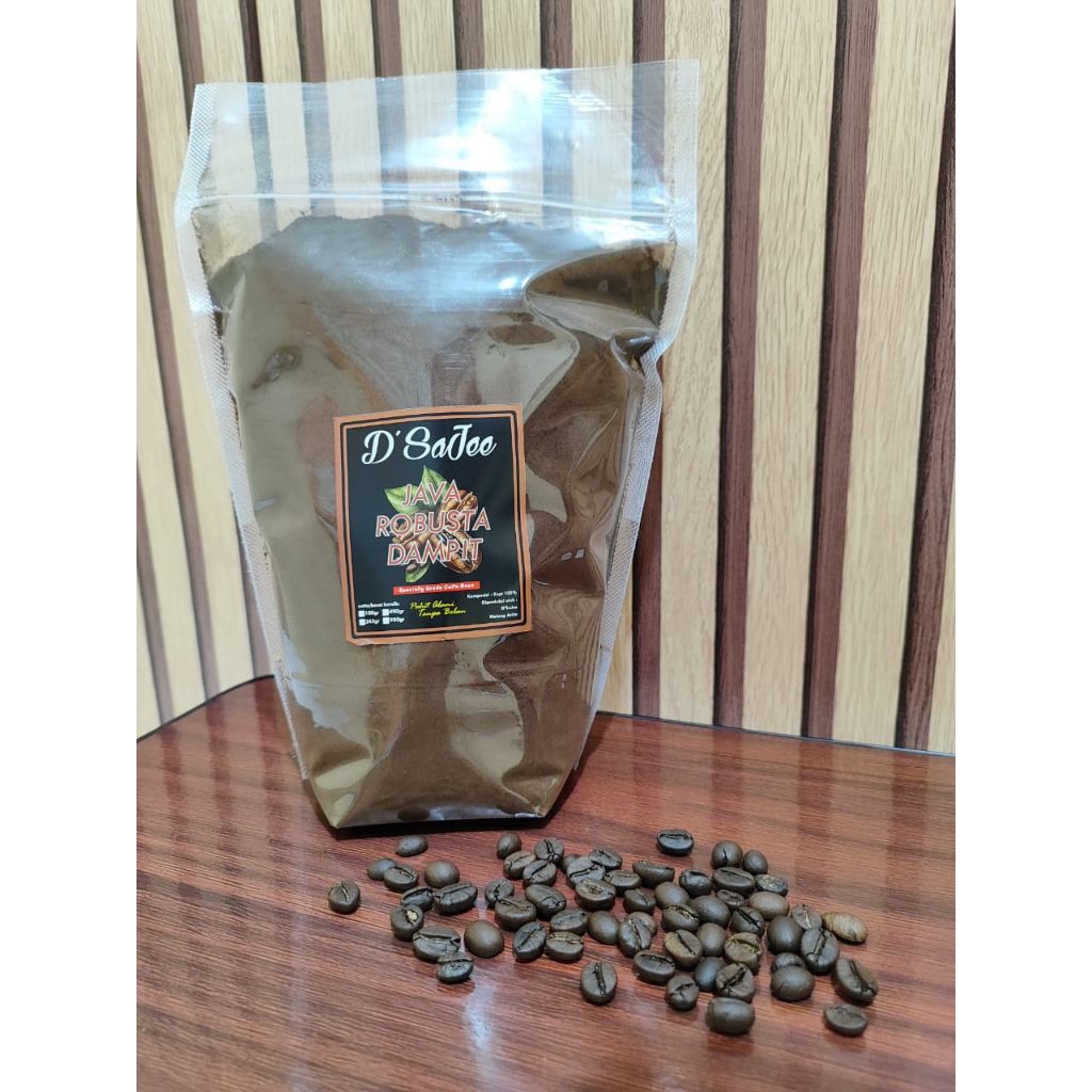 

Kopi Bubuk Robusta Dampit 100% Murni