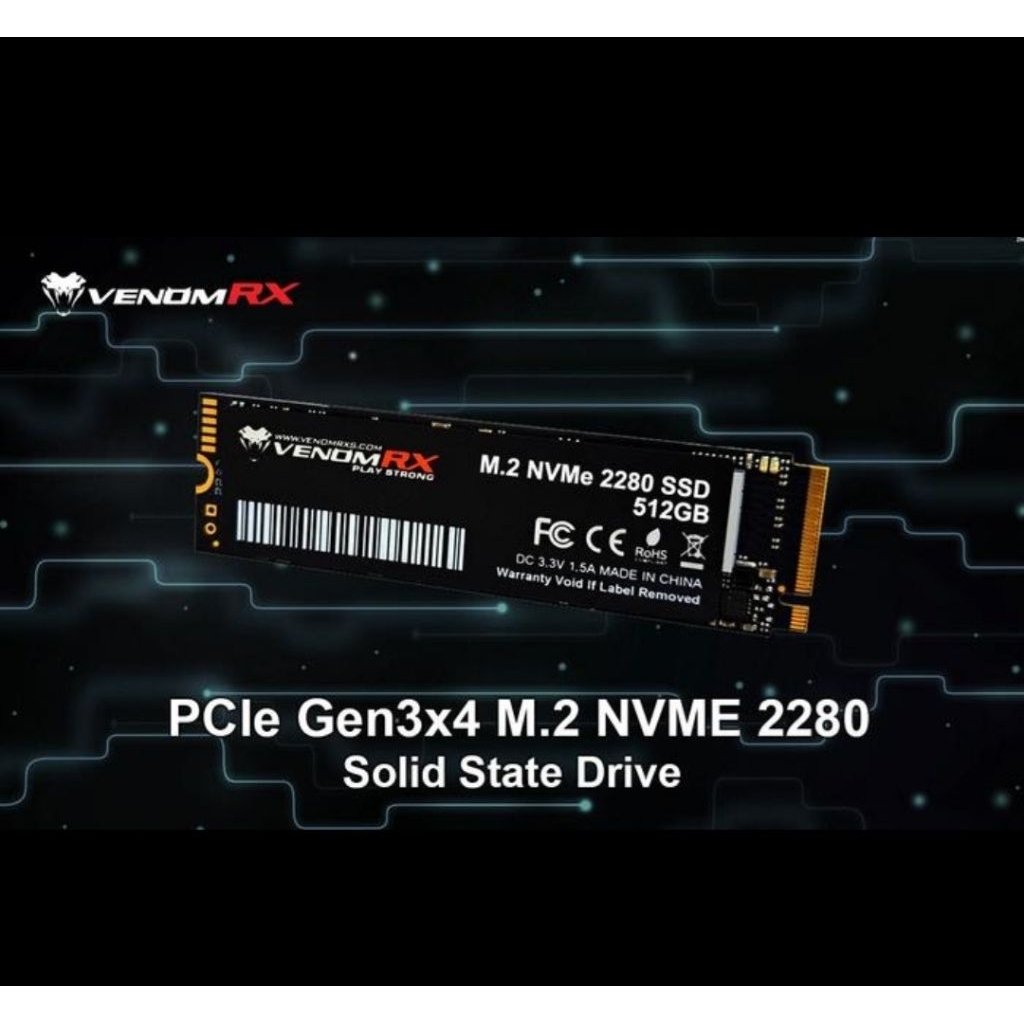 NVME SSD Venomrx 256 GB Internal