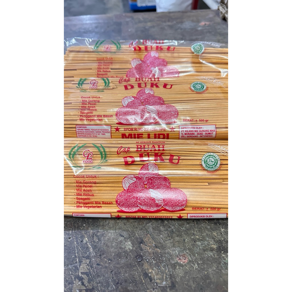 

Mie Lidi/Mie Gomak Cap Buah Duku 500 gr