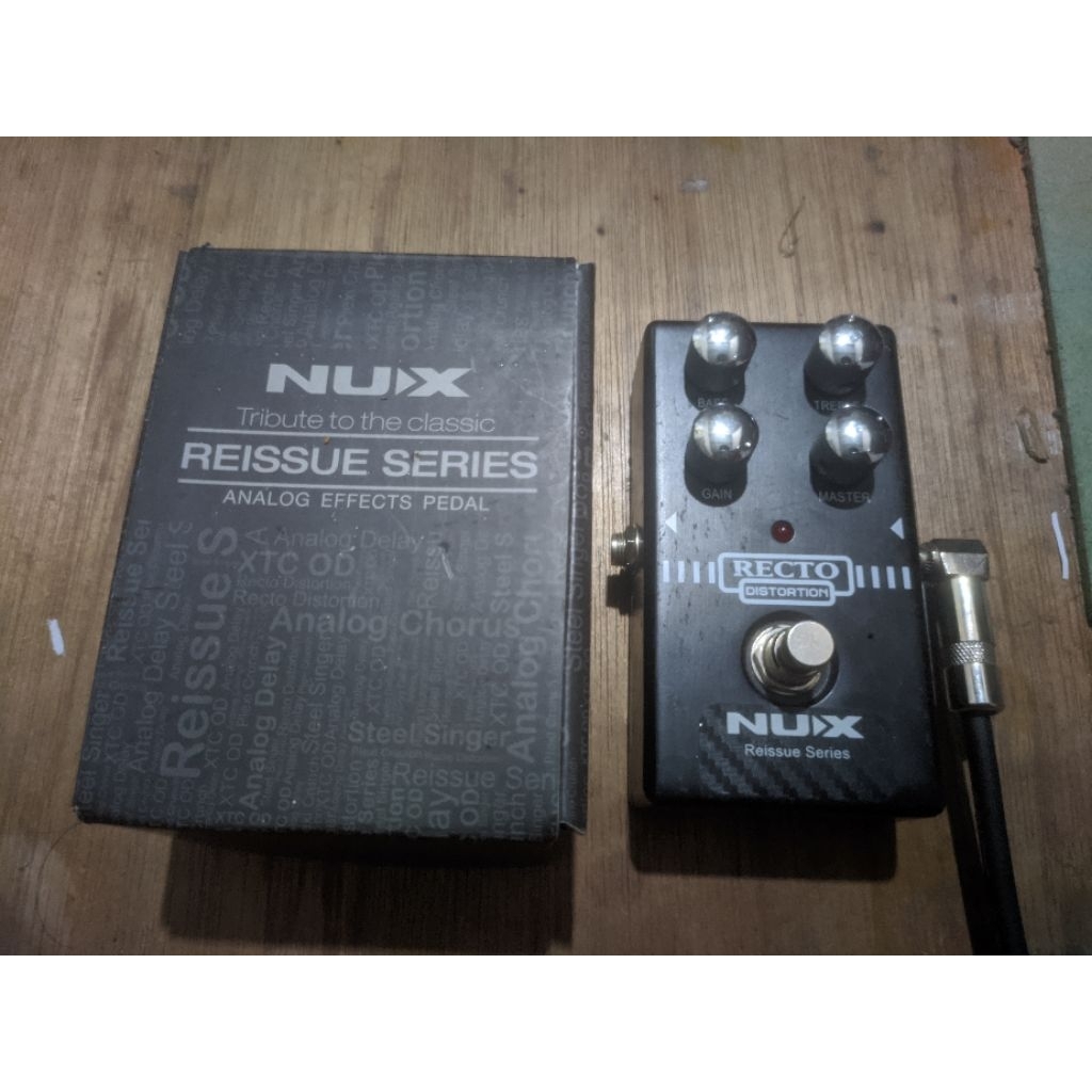 nux recto distorsion efek stompbox gitar