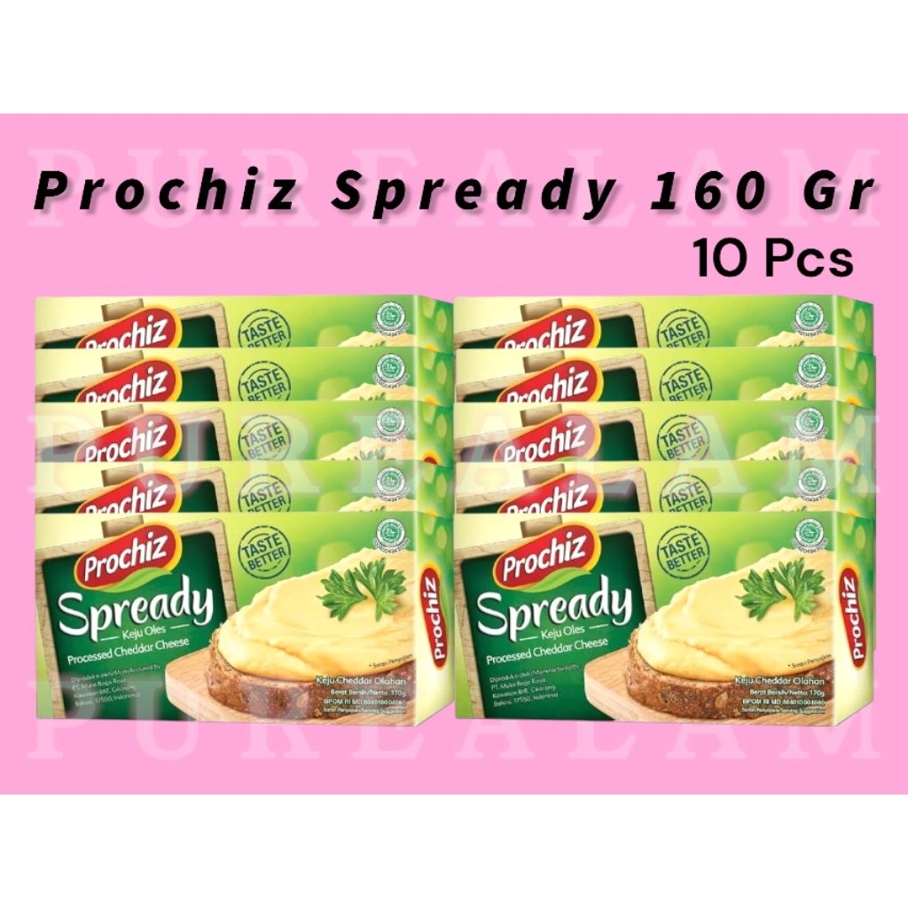 

PROCHIZ SPREADY MURAH BANGET KEJU OLES 160 GRAM 10 PCS EXPIRED APRIL 2026. LAGI VIRAL!!!
