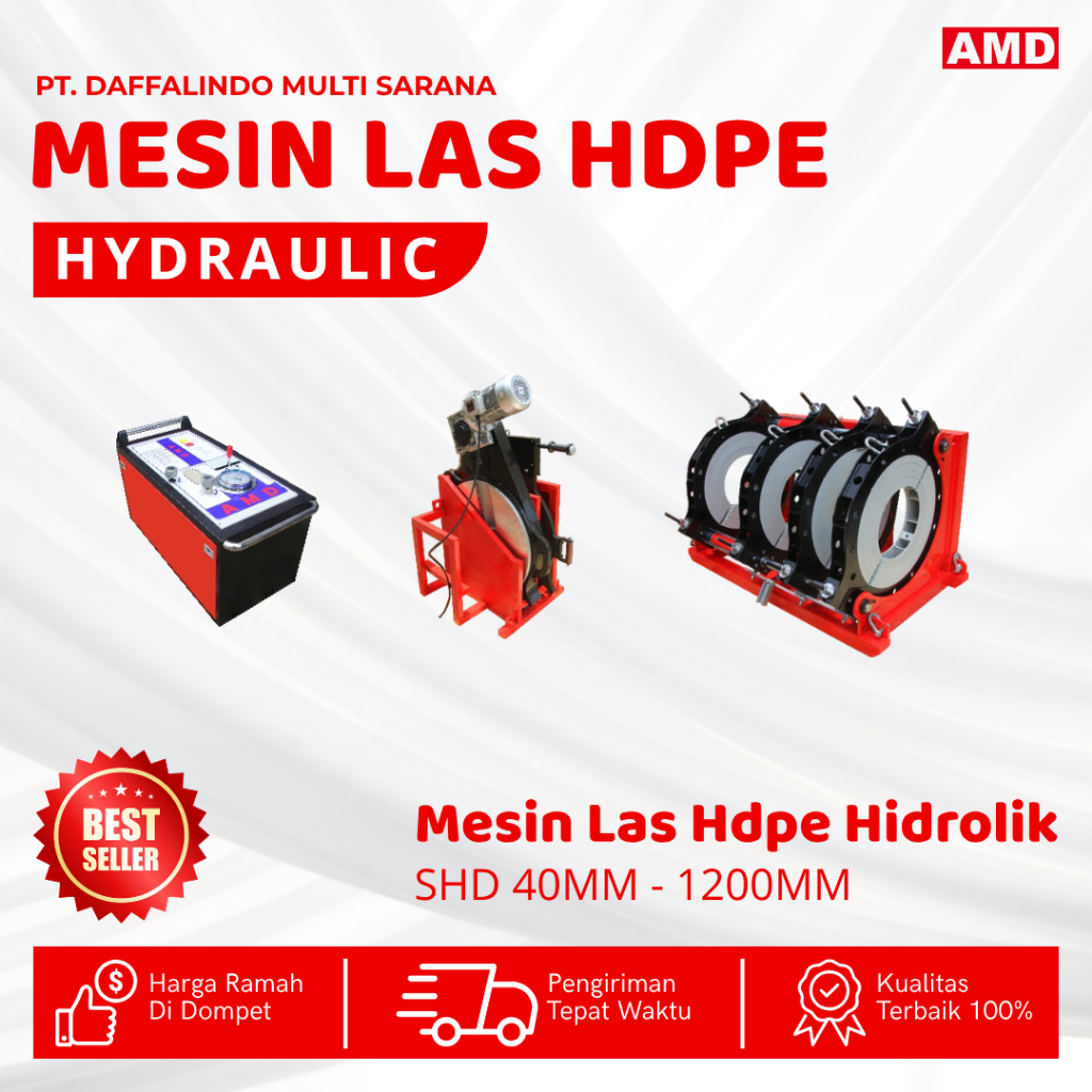 Mesin Las Pipa Hdpe SHD 630mm For Pipa 12 Inch | Alat Las Pipa Hdpe