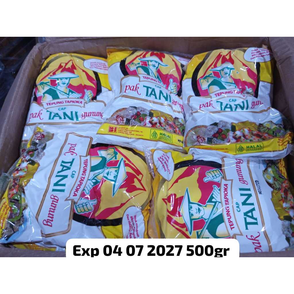 

Tepung Tapioka Cap Pak Tani Gunung 500 gram Termurah
