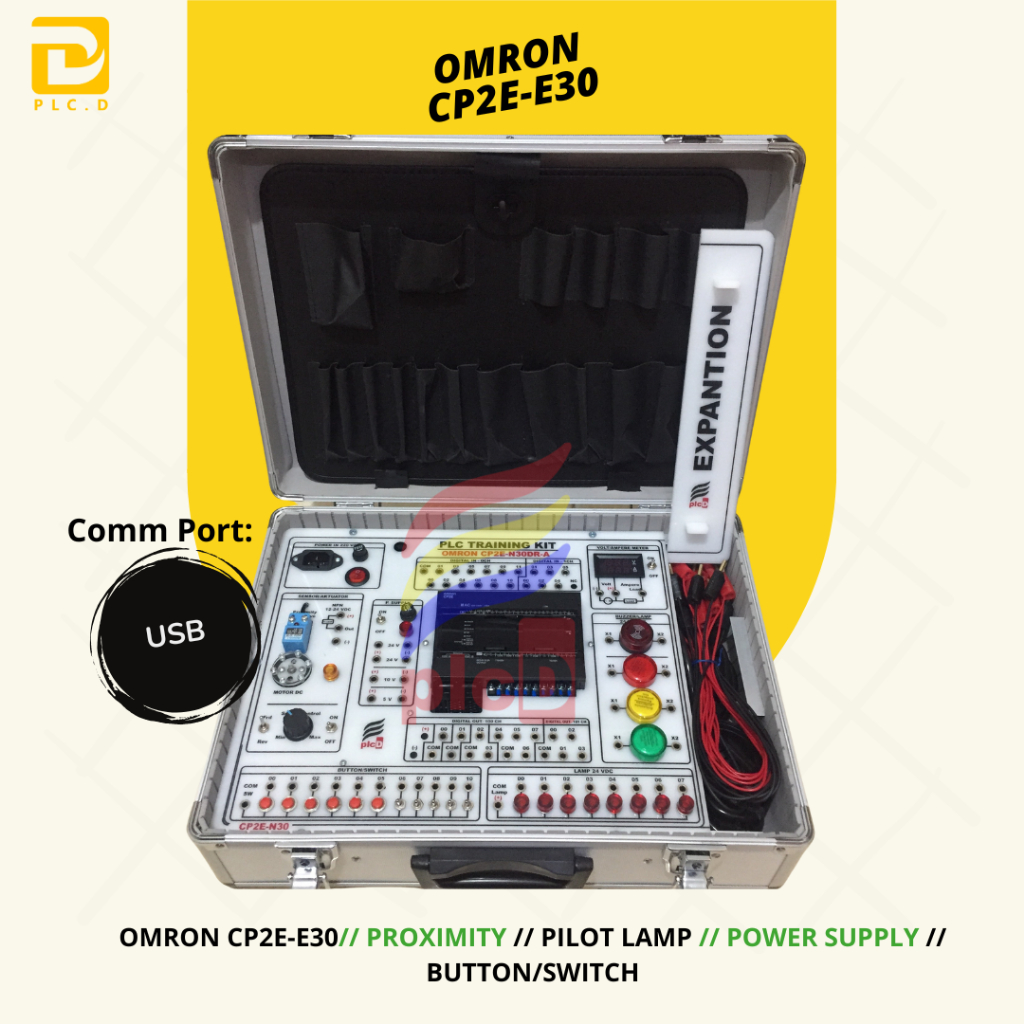 PLC Omron CP2E-E30DR-A Training KIT