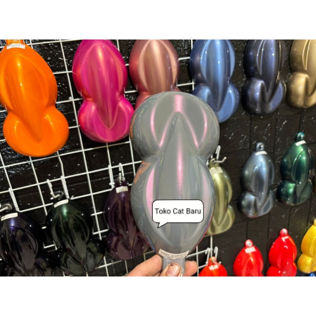 Cat Nardo Grey Solid PU + Free Lembayung Red