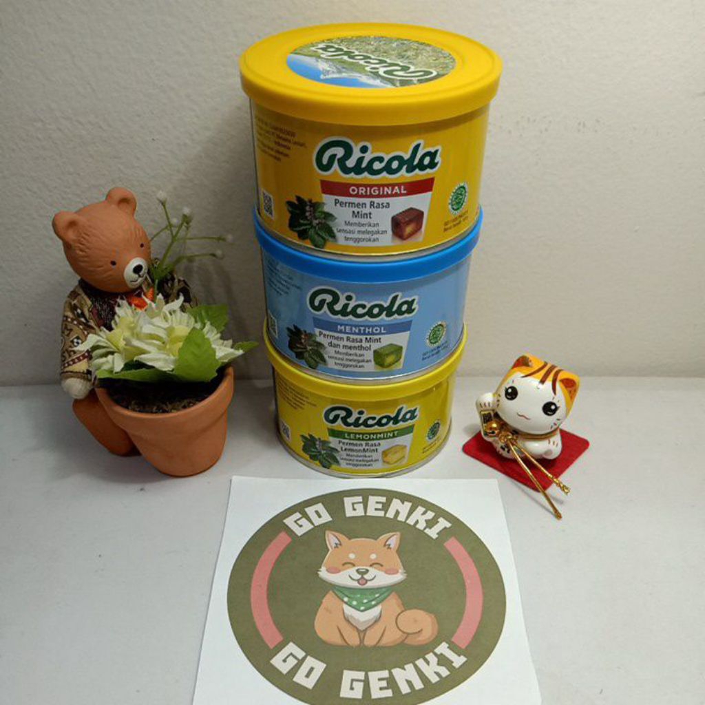 

Permen Ricola Kaleng 100gr Melegakan Tenggorokan