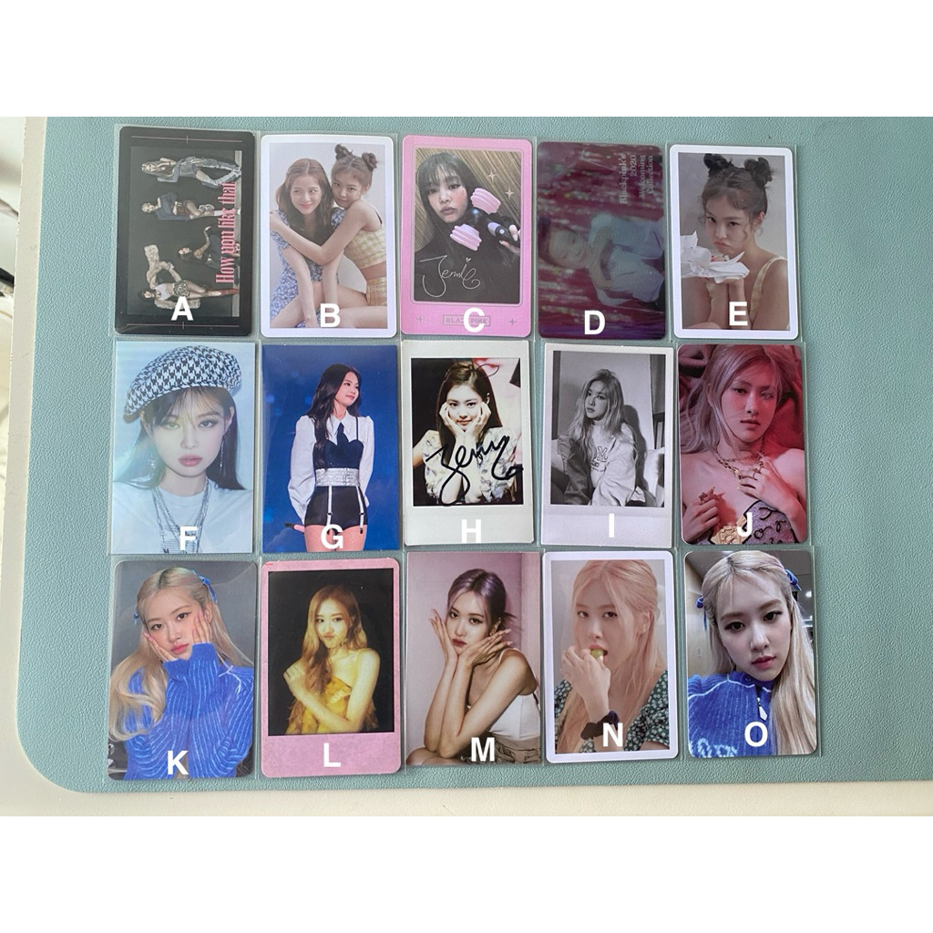 [READY] WTS PHOTOCARD BLACKPINK OFFICIAL RARE JENNIE JISOO ROSE LISA