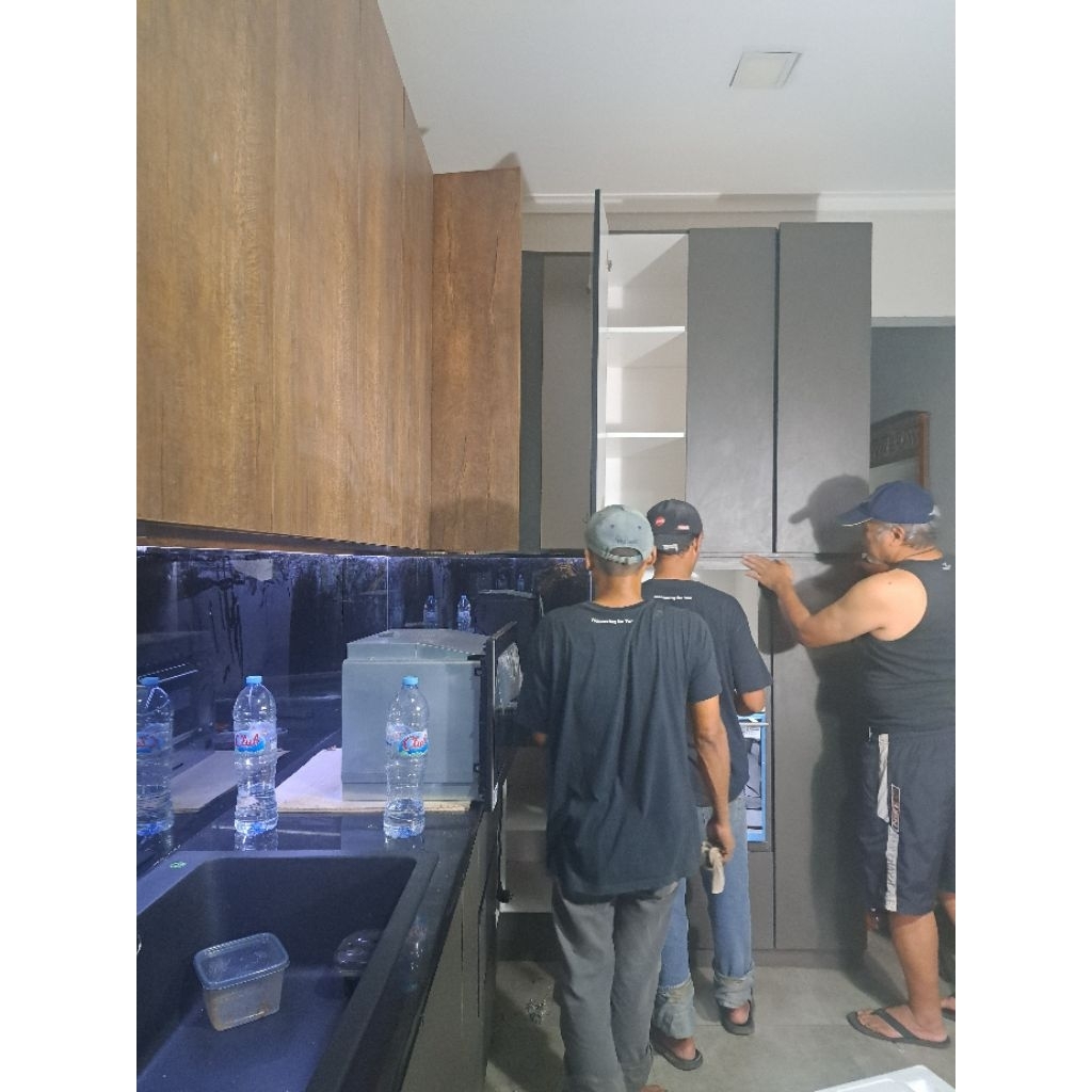 cabinet dapur gantung kitchenset custom lemari pakaian custom