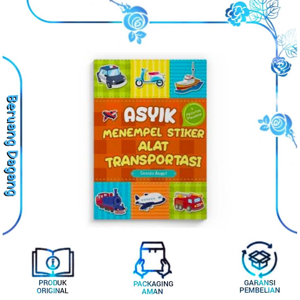 Buku ASYIK MENEMPEL STIKER ALAT TRANSPORTASI