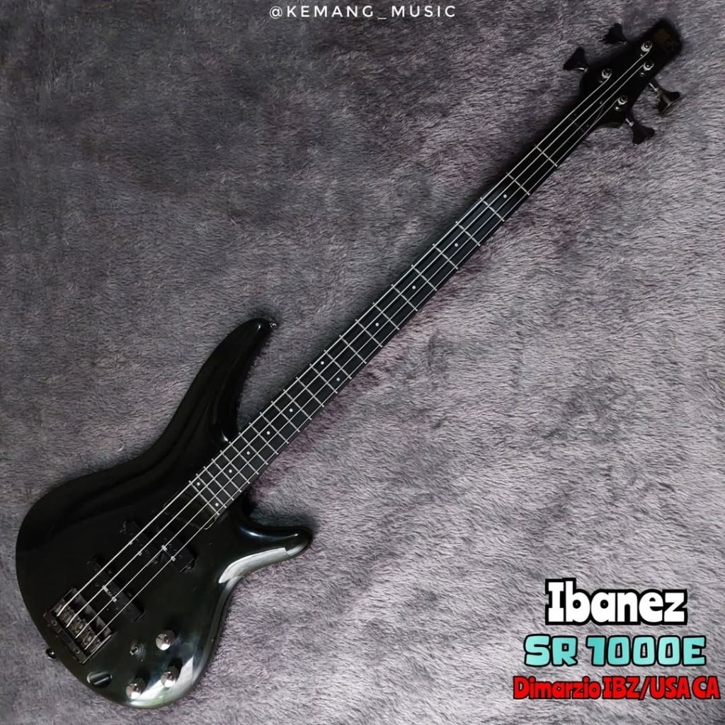 bass langka ibanez sr1000 with dimarzio pickup USA bass elektrik