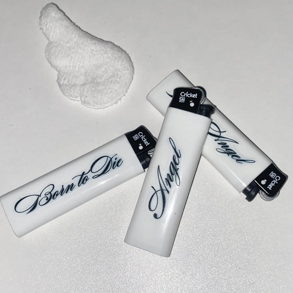 ꒰ঌ ໒꒱ ANGEL LIGHTER | korek api lighter aesthetic coquette angel white