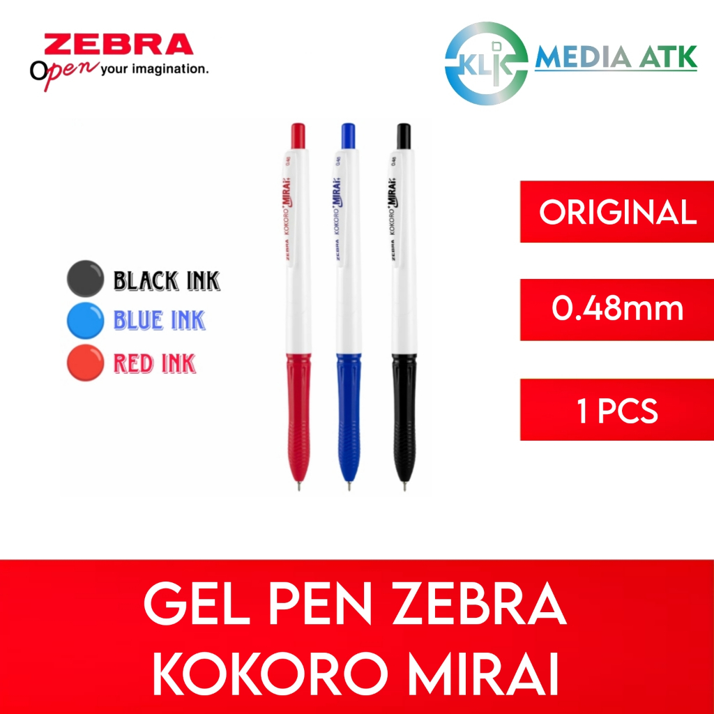 

Pen Zebra Kokoro Mirai Gel 0.48 - 1 Pcs