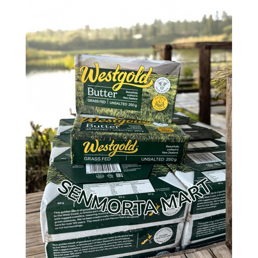 

UNSALTED BUTTER WESTGOLD IMPORT 250 GRAM