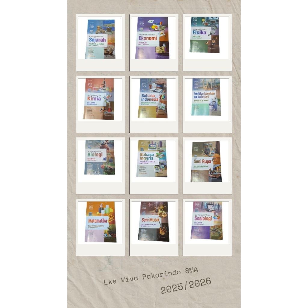 LKS VIVA PAKARINDO SMA KELAS 10 TAHUN AJARAN 2025/2026.