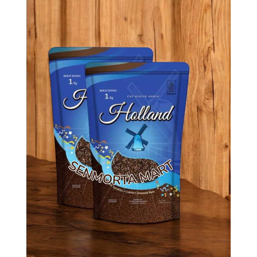 

HOLLAND CHOCOLATE SPRINKLES KINCIR ANGIN | COKLAT MESES | COKLAT SUSU 250, 500, 1.000 gram